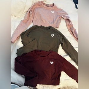 Womens best cropped workout tops